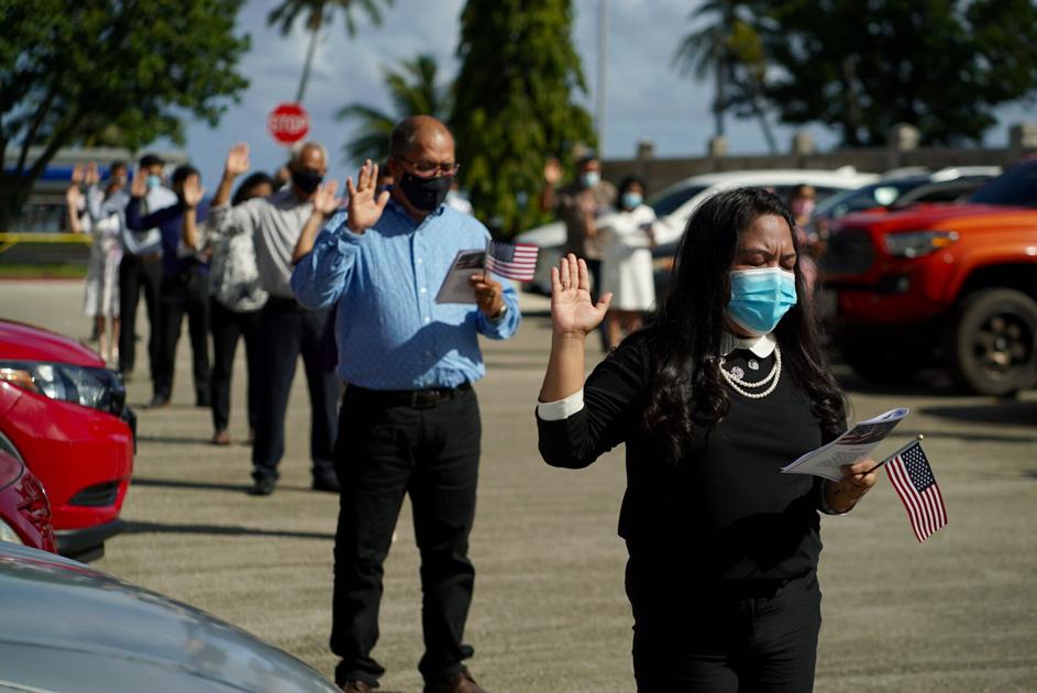 41 new US citizens on Guam take oath Guam News