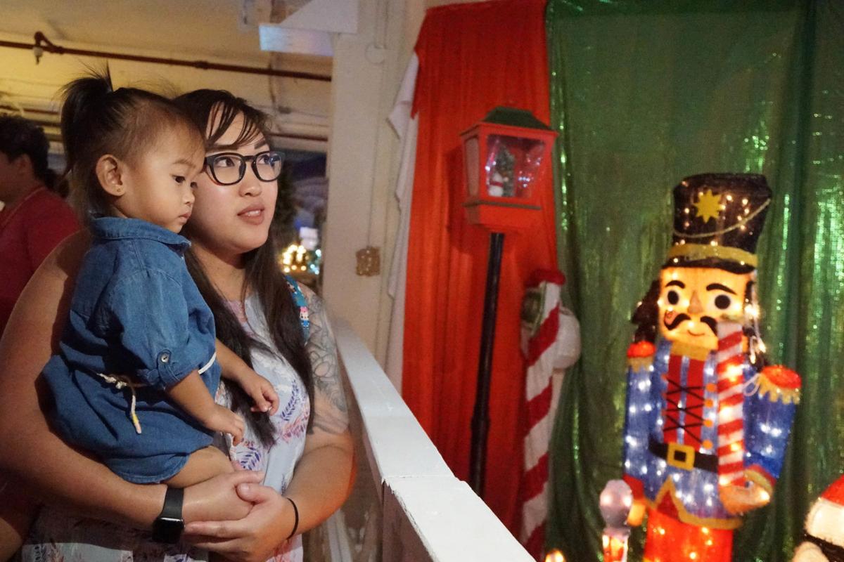 Families enjoy Christmas display in Hagåtña