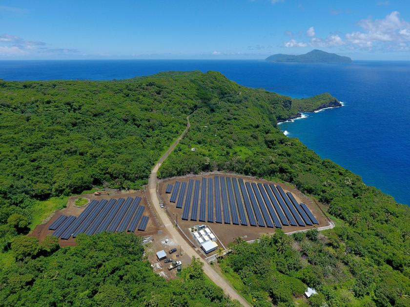 This island is now powered almost entirely by solar energy Pacific