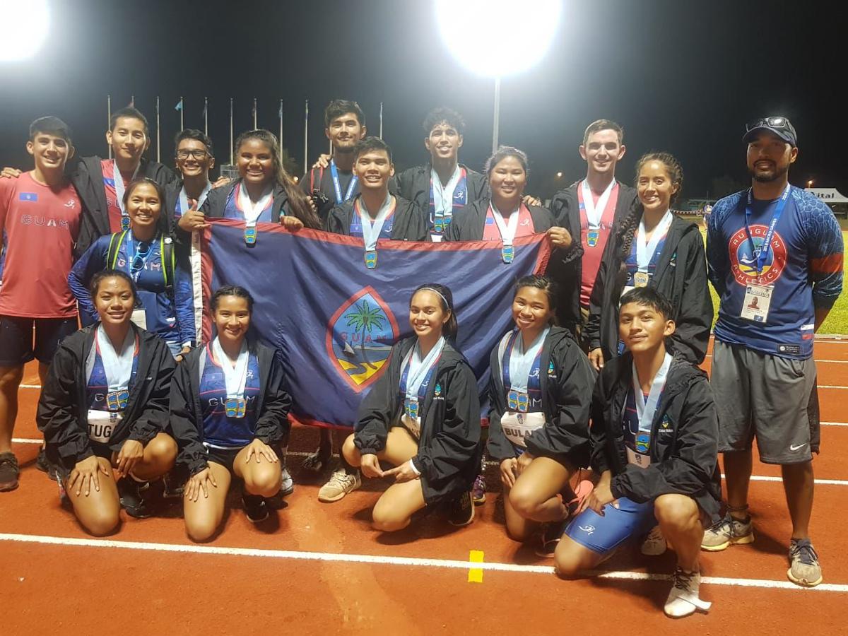 Track and field leads Guam's medal count Guam Sports