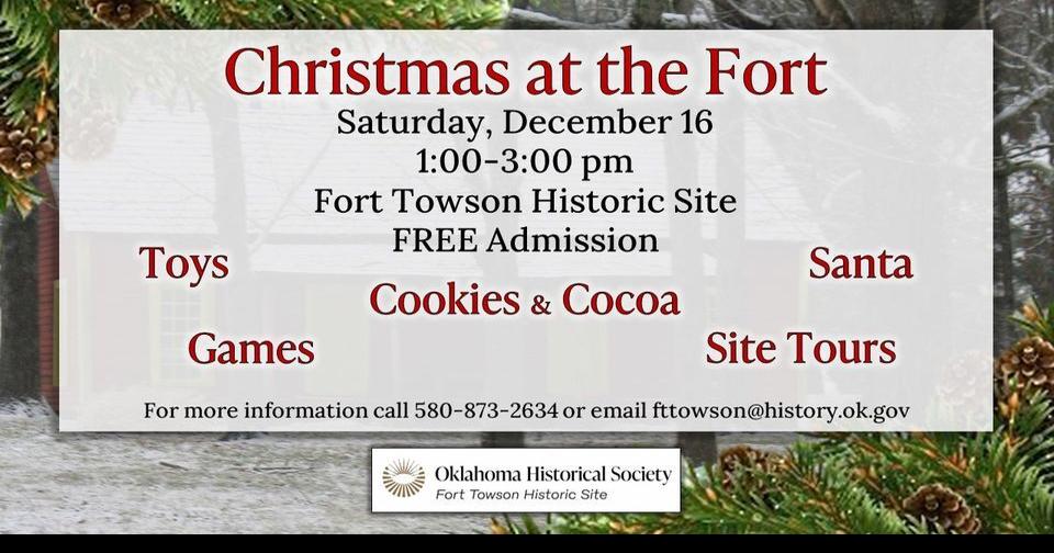 Christmas at the Fort to take place this Saturday The Antlers