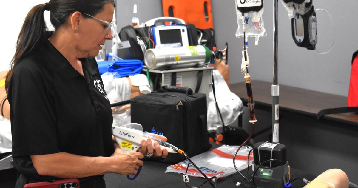 LeFlore County EMS begins field service of blood infusion