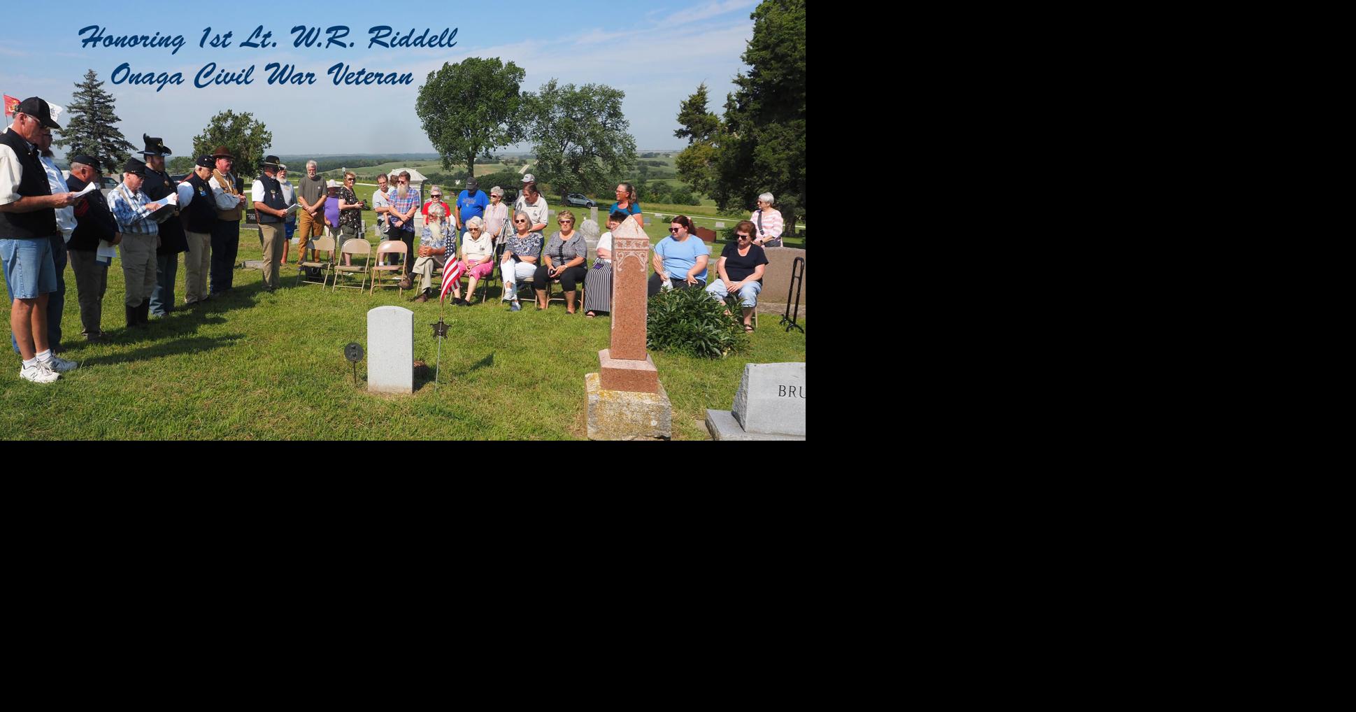 Onaga Civil War veteran honored 2024 Events