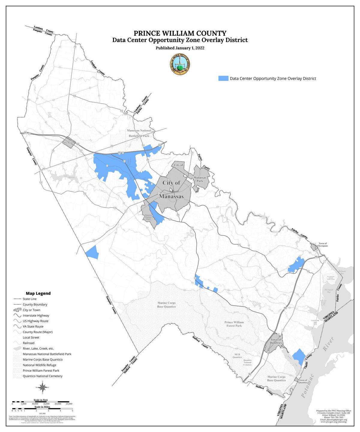Prince William County's Data Center Overlay Opportunity Distirict