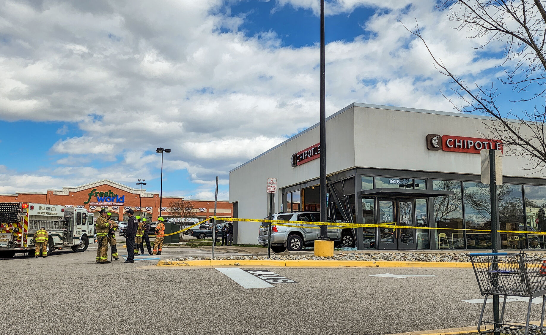 UPDATED Driver, 3 customers transported the hospital after an SUV