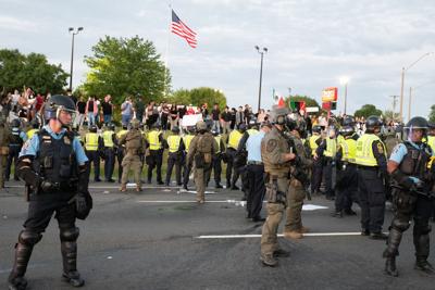 Prince William County police Manassas protest George Floyd.jpg