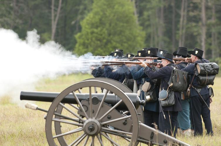 Artillery demonstration at Manassas National Battlefield Park