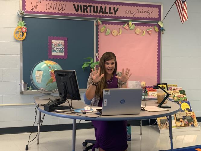 Empty classrooms, full screens Virtual start made for a different