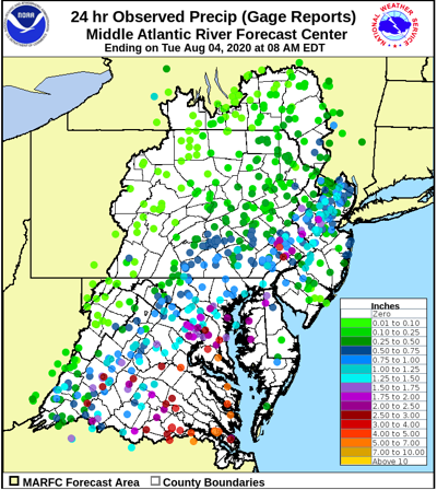 Tropical Storm Leaves 1 2 Inches Of Rain Few Power Outages In Prince William News Princewilliamtimes Com