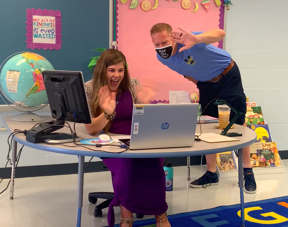 Empty classrooms, full screens Virtual start made for a different