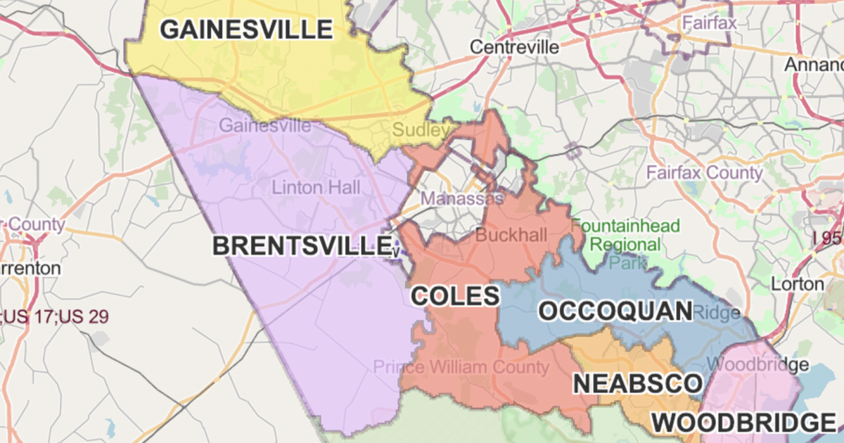 New Prince William County magisterial districts