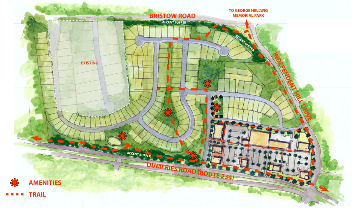 190 new homes, shopping center pitched for Independent Hill News