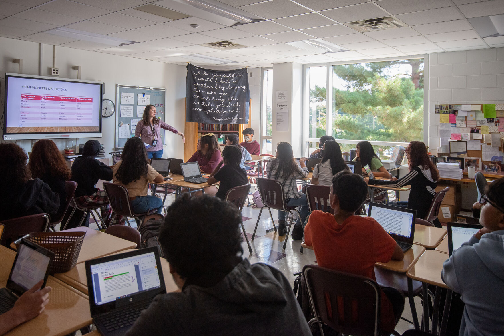 Unity Reed Middle School Letting the light shine in: Unity Reed H.S. is 1 of 5 older county ...
