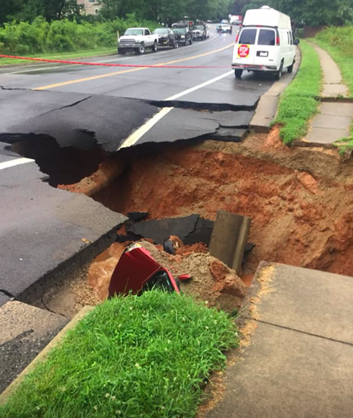 sinkhole Dale City