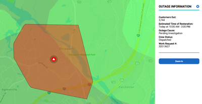 Nearly 4 000 Without Power In Lake Ridge News Princewilliamtimes Com