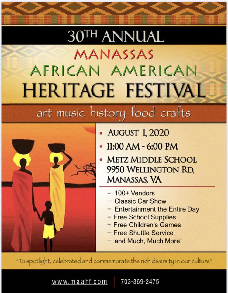 30th Annual Manassas AFRICAN American Heritage Festival Festivals