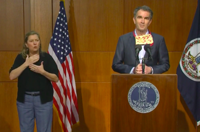 Gov. Ralph Northam during Friday, May 22, press conference