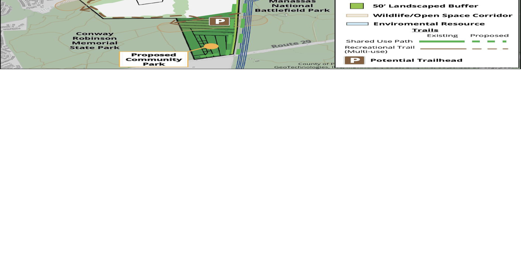 map of Prince William Digital Gateway draft plan princewilliamtimes com