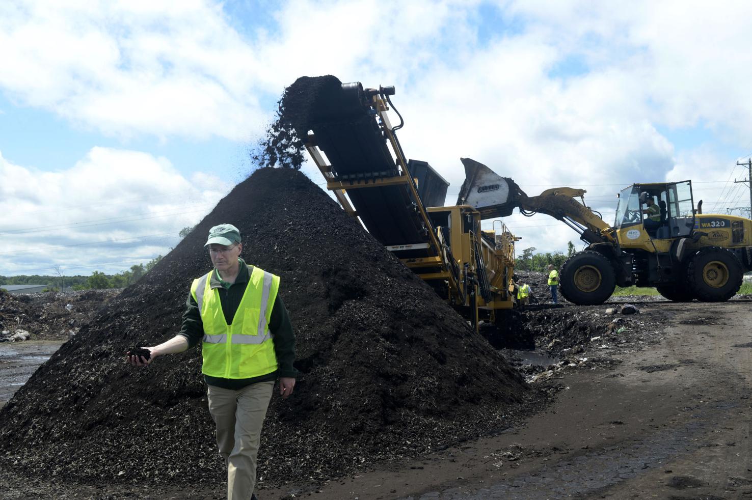 County composting facility keeps yard waste out of the landfill, except