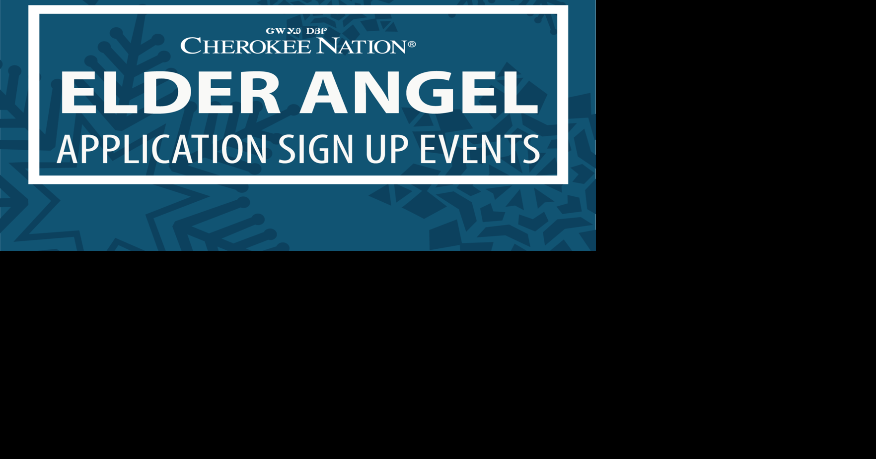 Cherokee Nation accepting applications for Elder Angel Project