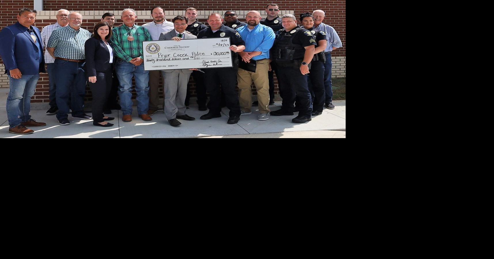 Cherokee Nation Donates 30,000 to Pryor Police Department News