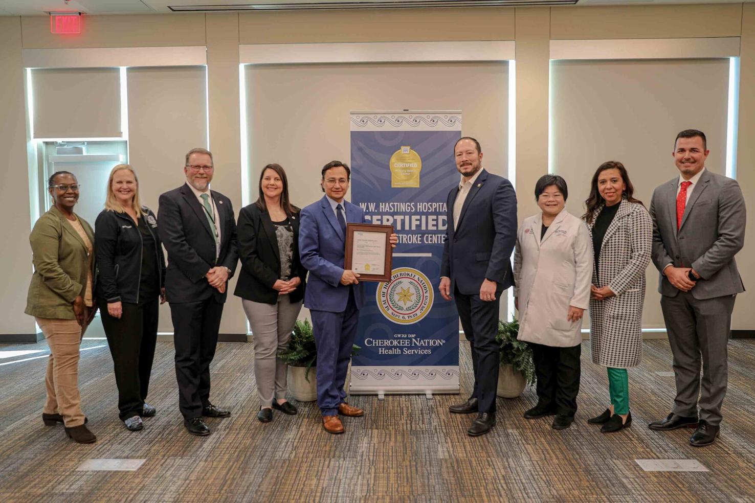 Cherokee Nation Awarded Primary Stroke Center Certification News