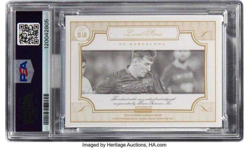 Ultra-rare signed Lionel Messi card sells for more than $500,000 | National | pryorinfopub.com Ultra-rare signed Lionel Messi card sells for more than $500,000 | National | pryorinfopub.com
