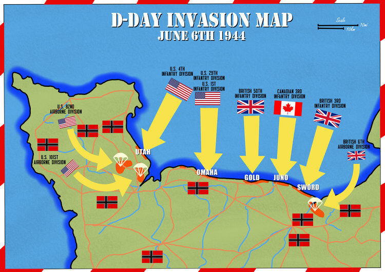 Operation Overlord (D-Day): June 1944