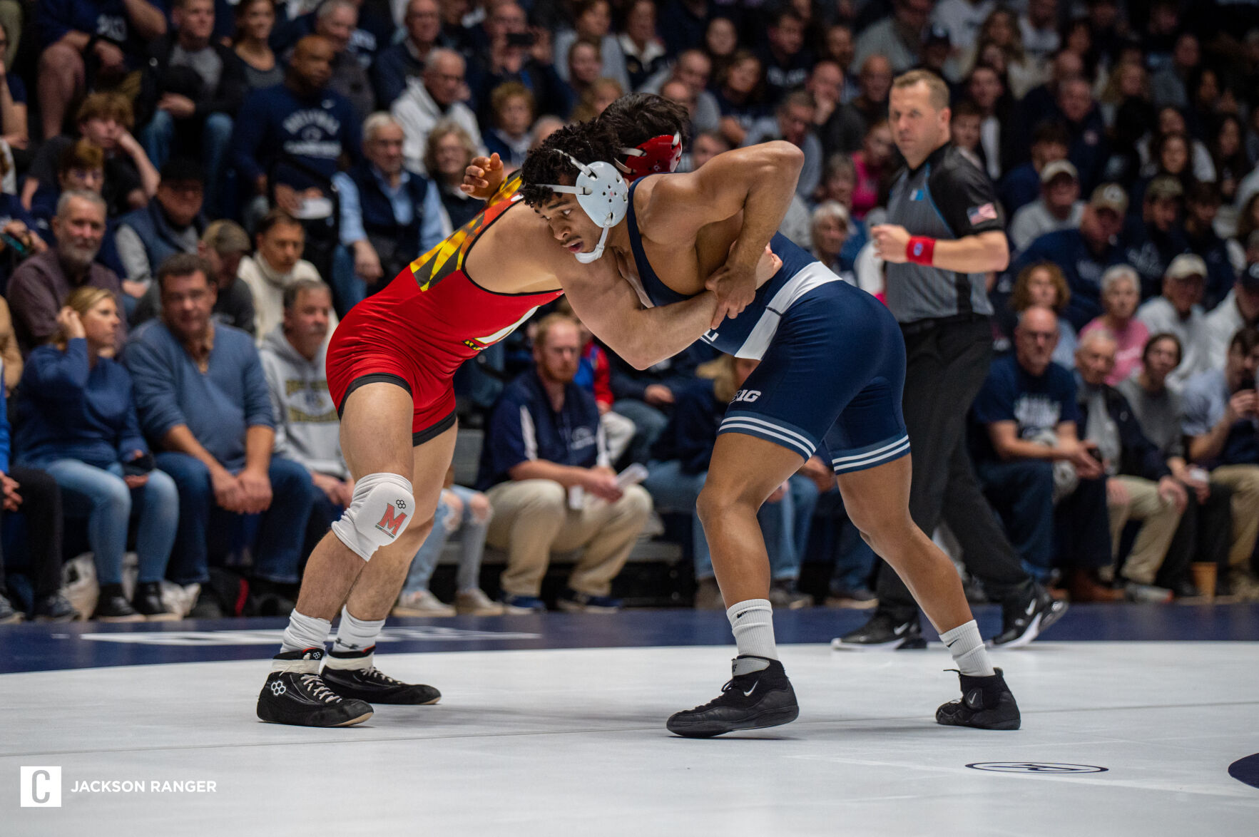 Penn State Vs. Maryland Wrestling Meet, Carter Starocci ...