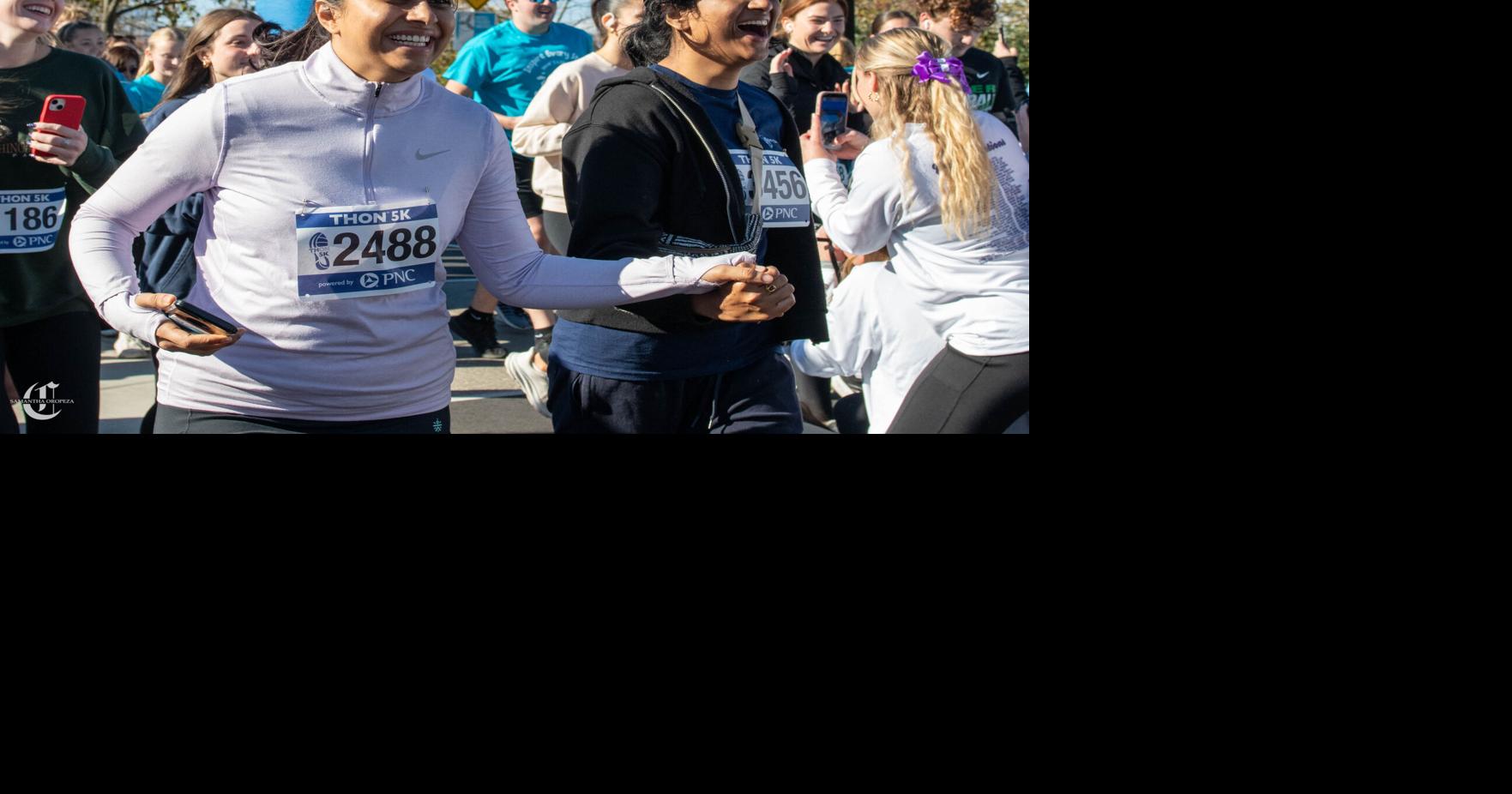 THON 5K, smiling runners | | psucollegian.com