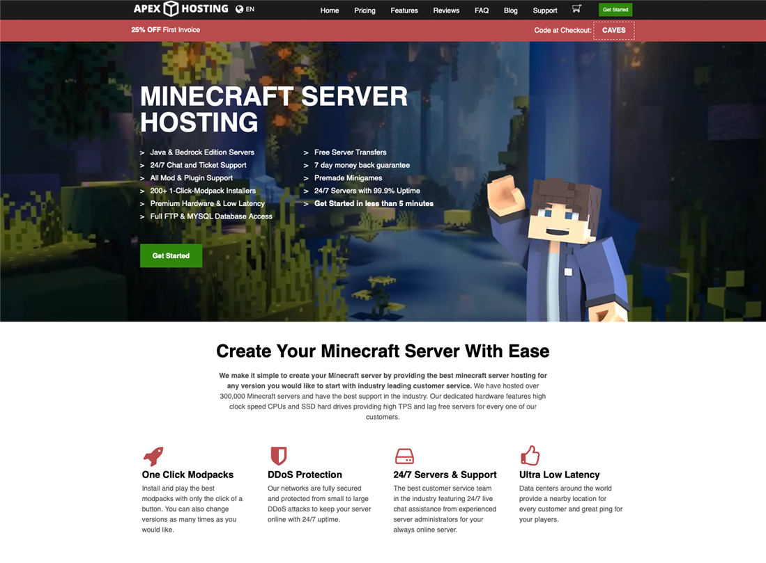 Minecraft Minigames Server Hosting - affordable