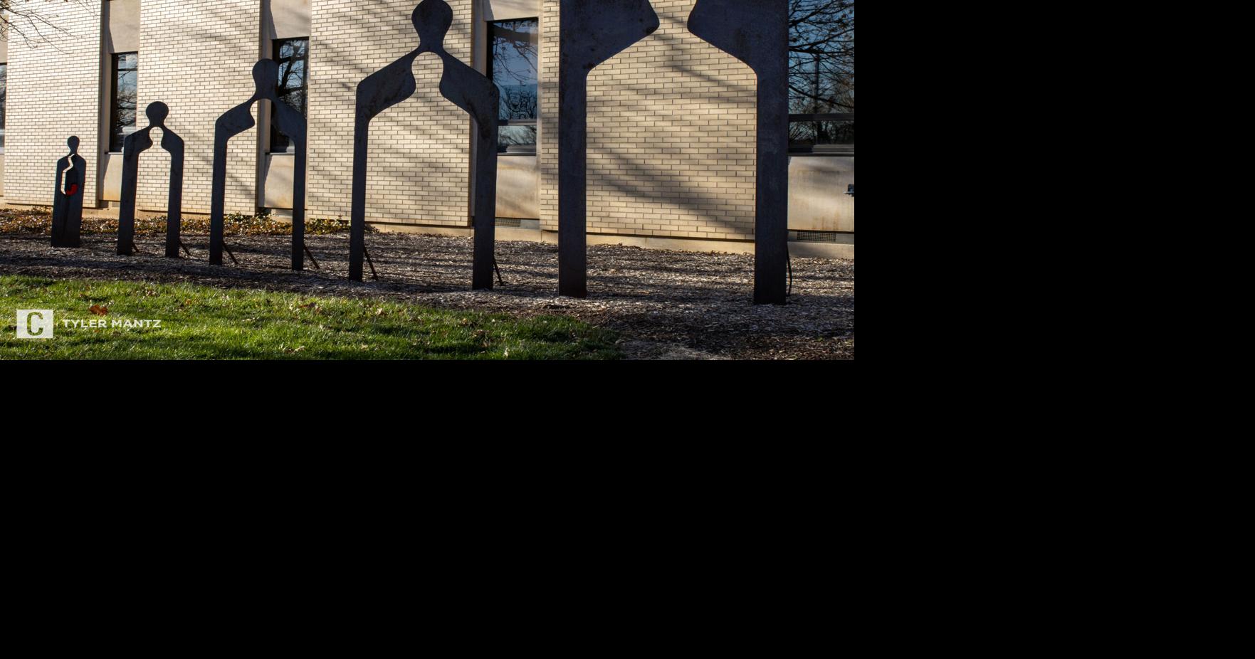 Land and Water Research Building, Metal Statues