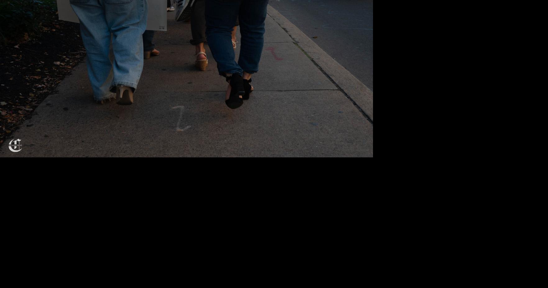 walk a mile in her shoes, heels from behind walking | | psucollegian.com