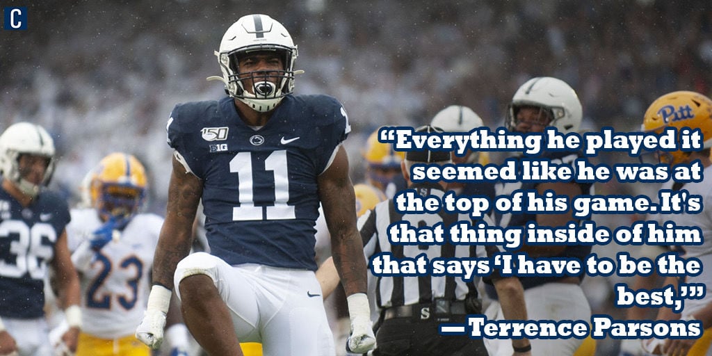 Harrisburg's Micah Parson primed for bigger role with Penn State