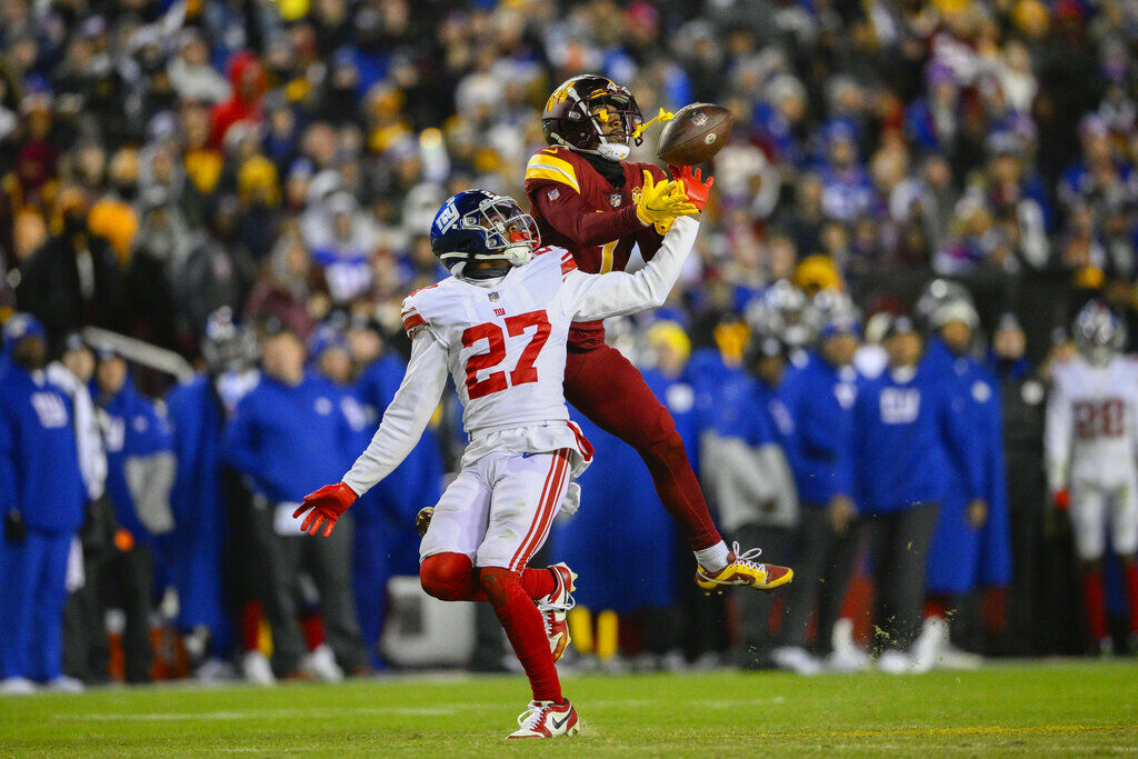 Former Penn State star, Commanders rookie Jahan Dotson catches game-winner  against Jaguars 