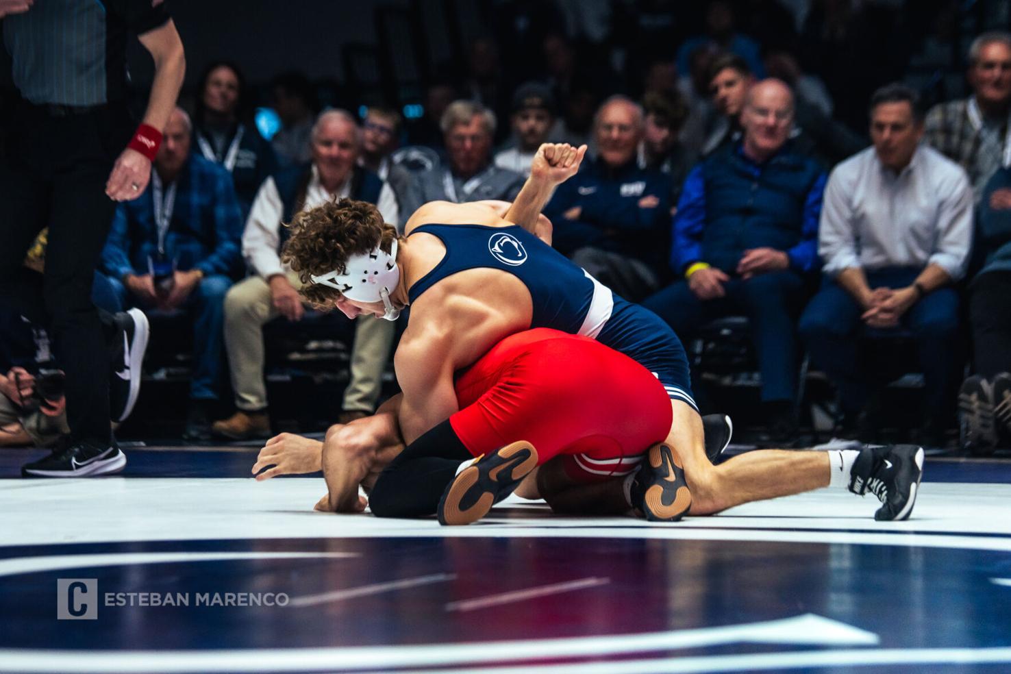 Penn State vs Ohio State wrestling Penn State's Mitchell Mesenbrink