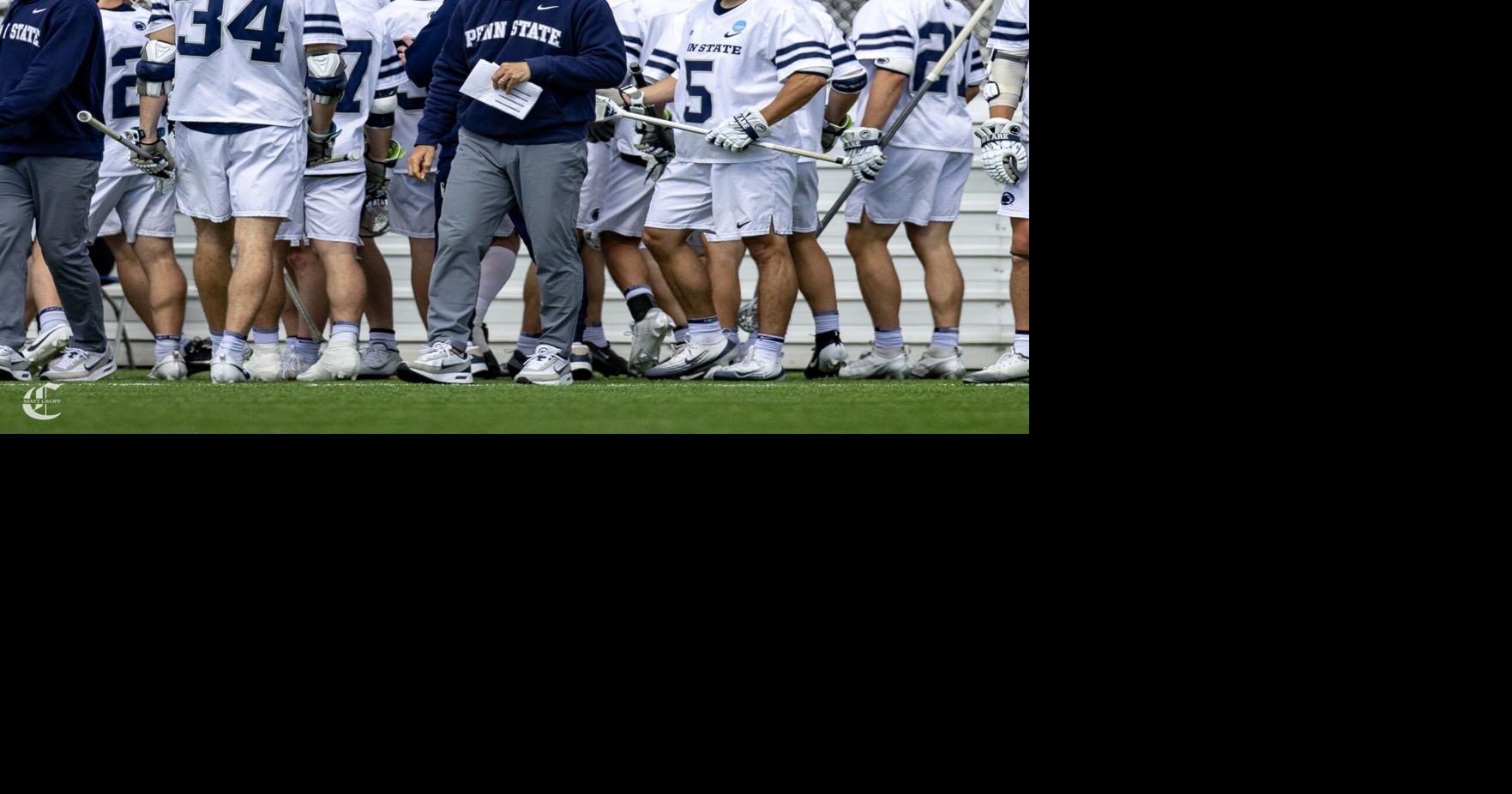 Penn State men's lacrosse coach Jeff Tambroni during a playoff game against Army.