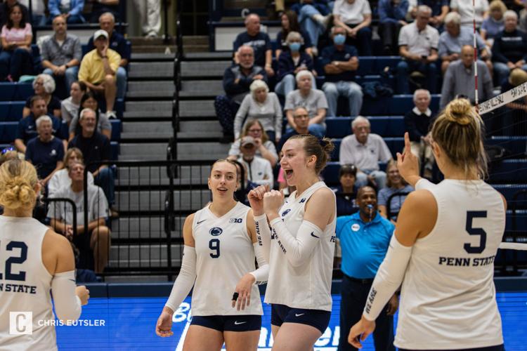 Penn State women's volleyball ends its road schedule with victory