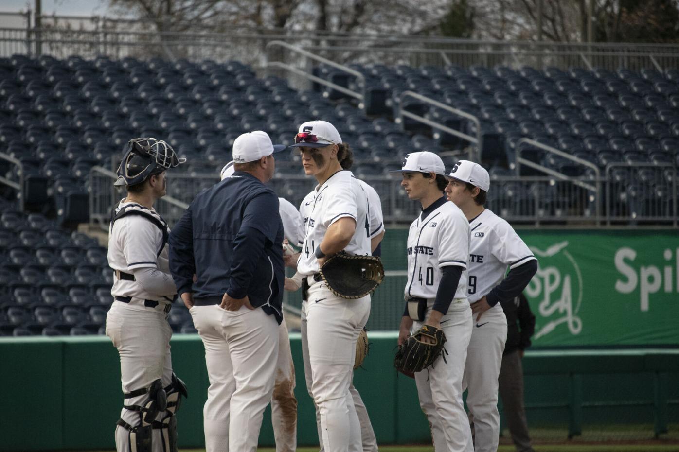 Penn State Nittany Lions White Baseball Pinstripe Jersey