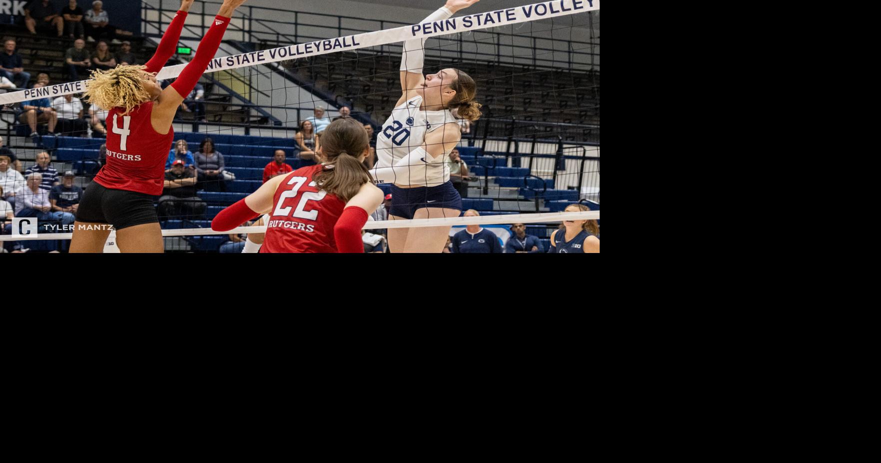 Penn State Women's Volleyball vs. Rutgers, Allie Holland Spike