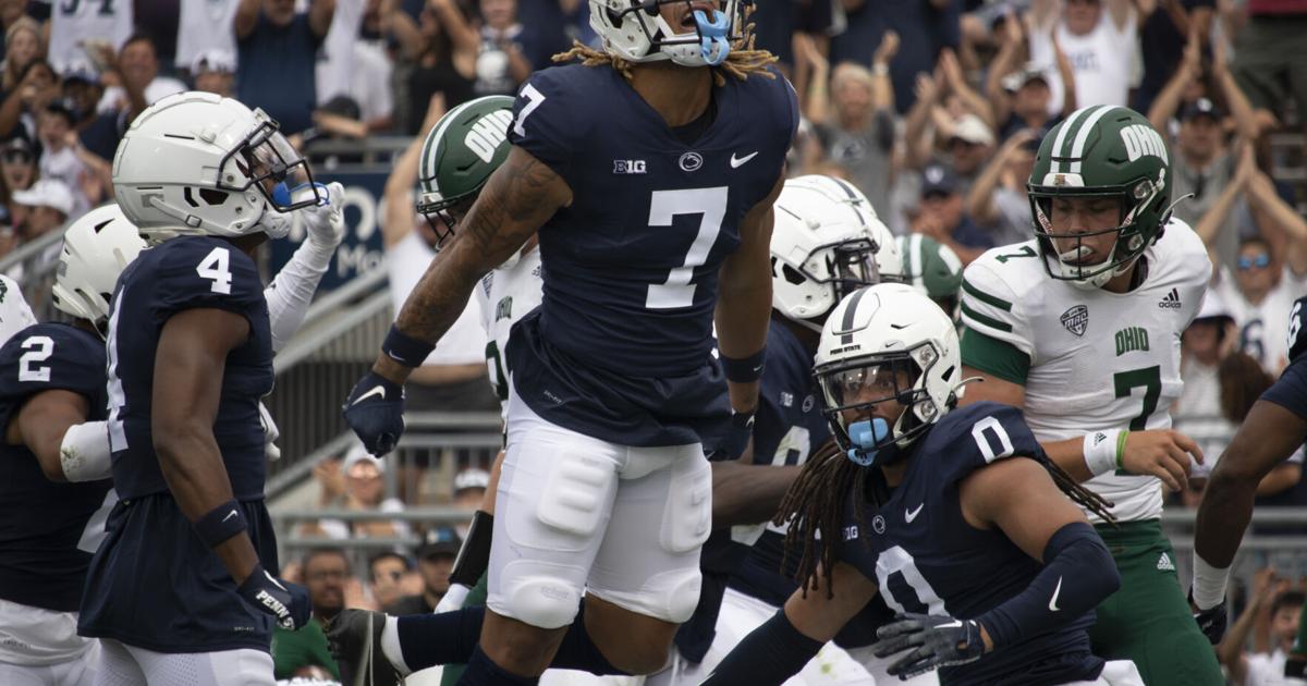 Jaylen Reed Position ‘That’s my dawg’ | Penn State football’s Jaylen Reed, Zakee Wheatley ...