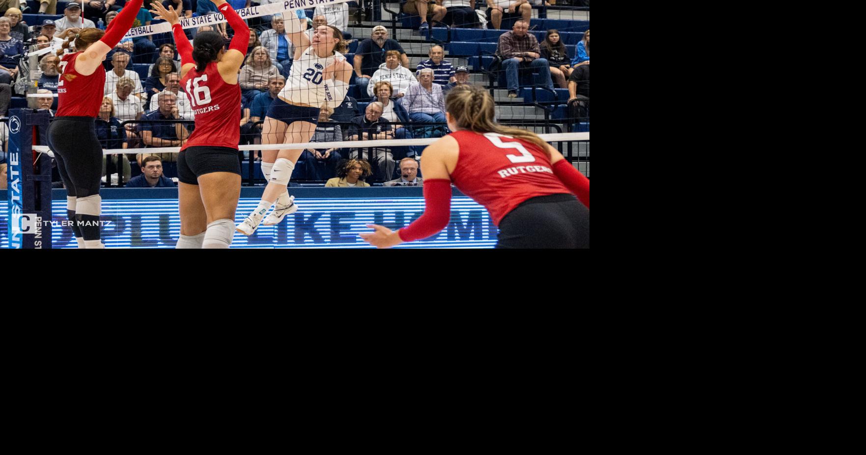 Penn State Women's Volleyball vs. Rutgers, Allie Holland Spike