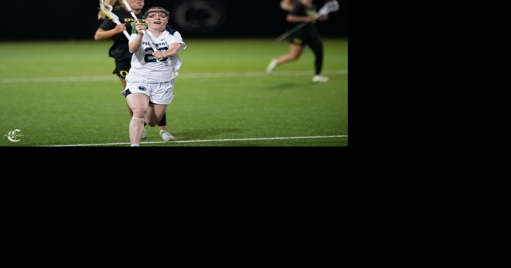 Womens Lax vs Oregon, Greco catching