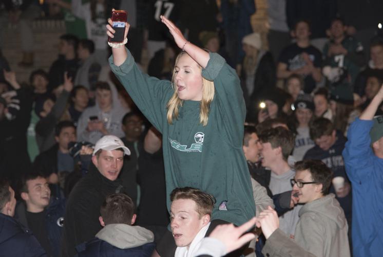 Penn State students are no strangers to rallying downtown following big ...