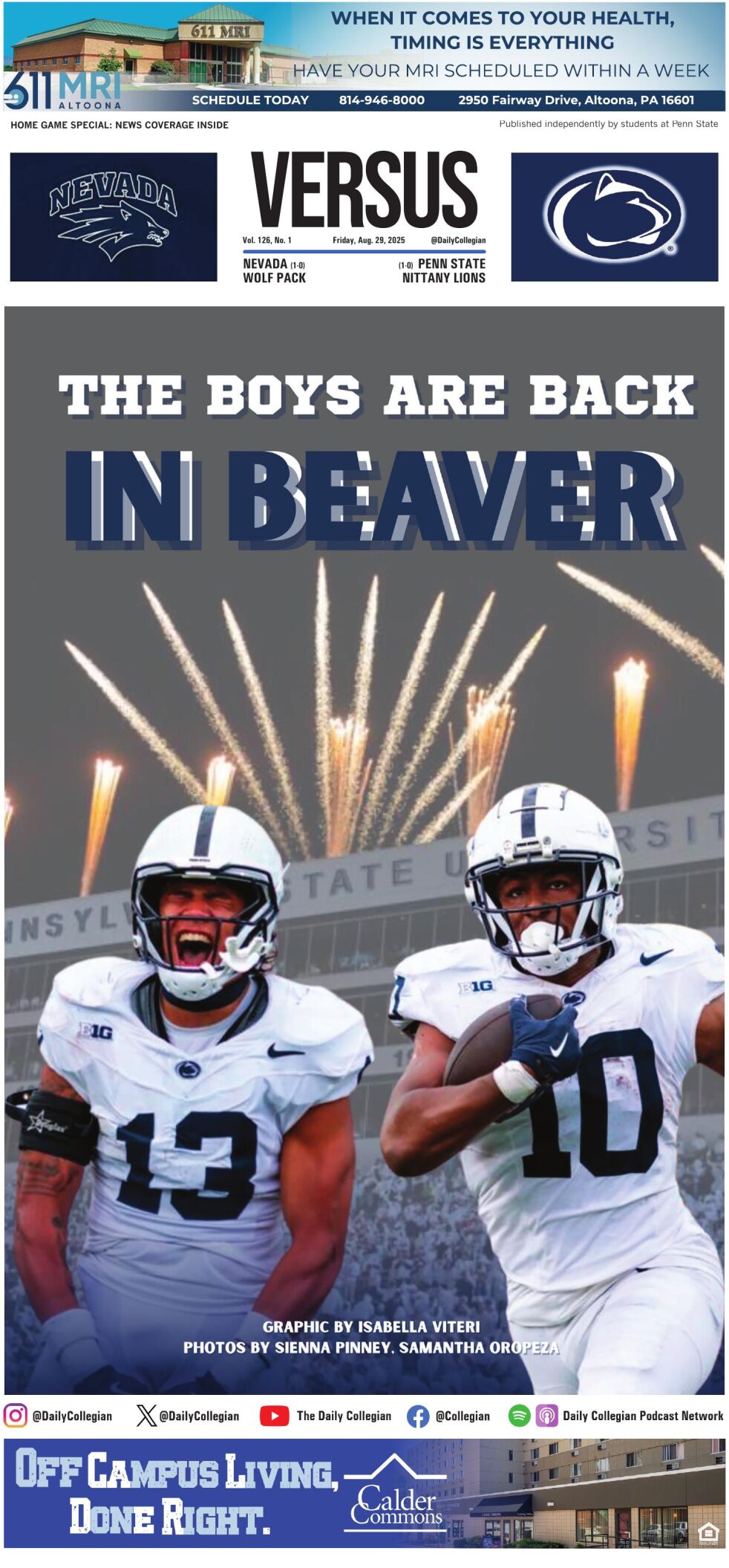 The Daily Collegian for Aug. 29, 2025 | Print Editions | Daily ...