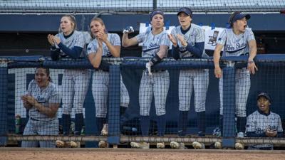 Penn State Softball vs. Wisconsin Team Cheering