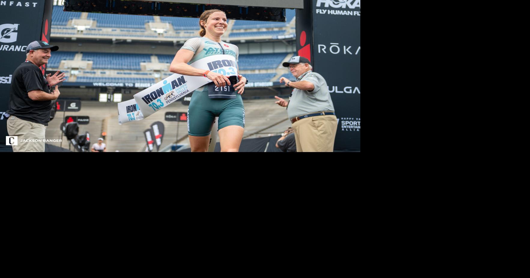 Athletes push their limits at 1st ever IRONMAN 70.3 Pennsylvania Happy
