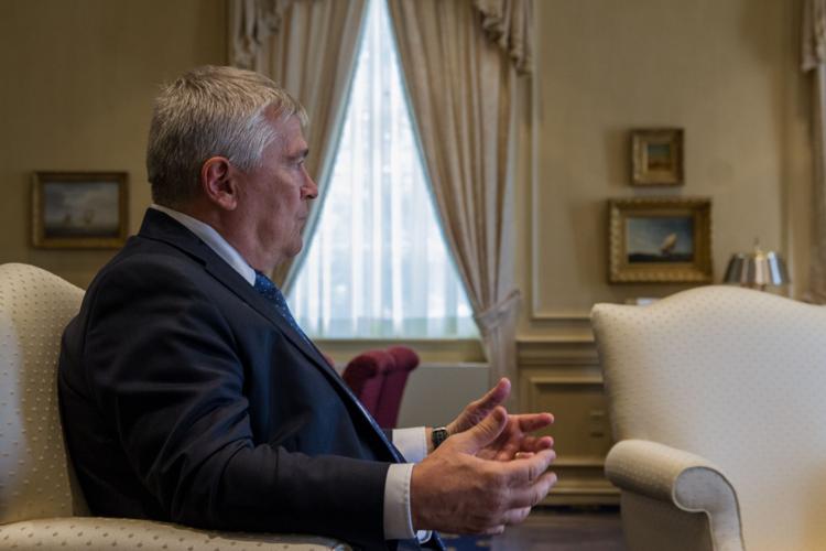 New president Eric Barron reflects on first week of semester, talks ...
