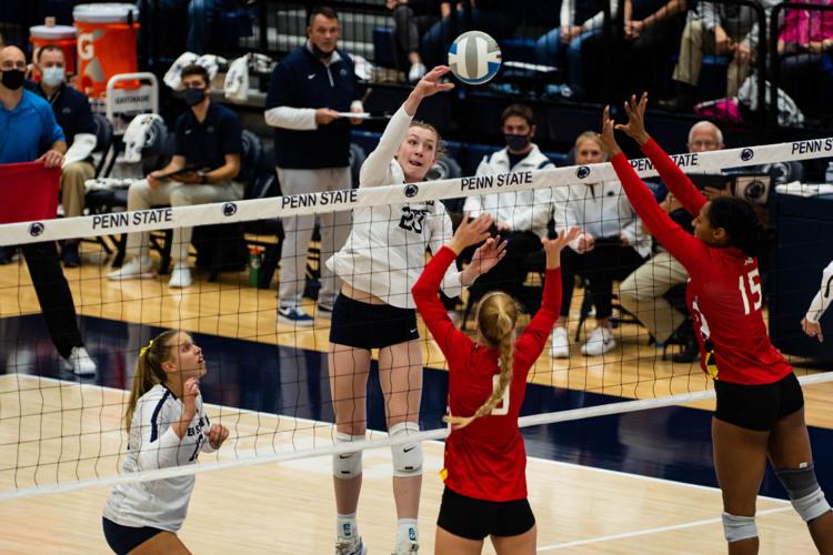 No. 15 Penn State women’s volleyball finds way to win through offense