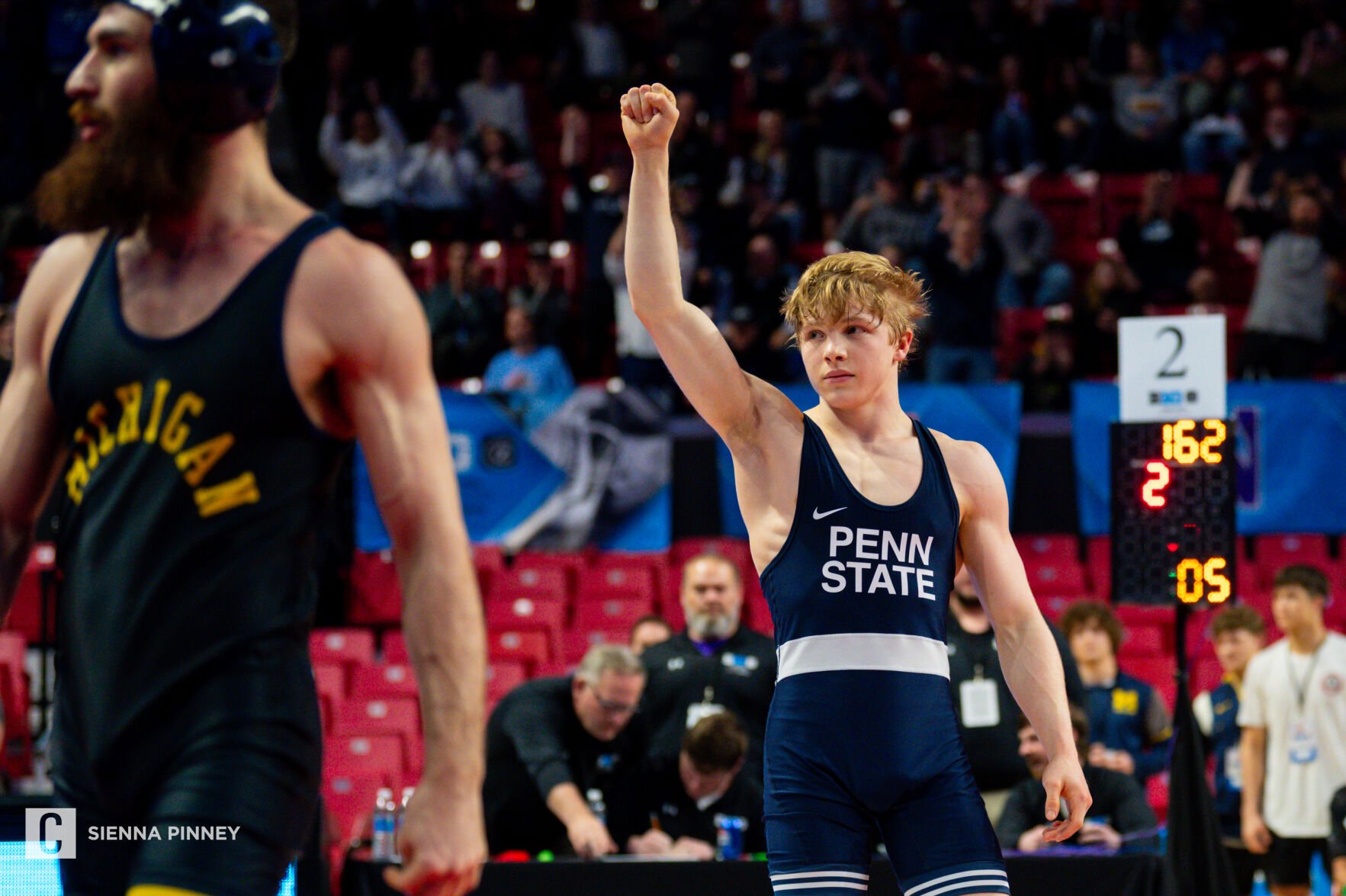 Big Ten Wrestling Championship, Braeden Davis Semifinals ...